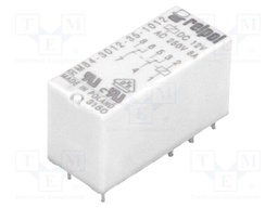 Relay: electromagnetic; DPDT; Ucoil: 12VDC; 8A/250VAC; 8A/24VDC; 8A