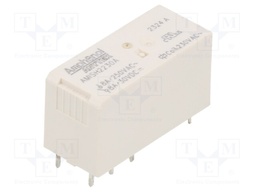 Relay: electromagnetic; DPDT; 230VAC; 8A; 8A/250VAC; 8A/30VDC; PCB