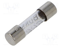 Fuse: fuse; quick blow; 5A; 250VAC; cylindrical,glass; 5x20mm; bulk