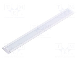 Profiles for LED modules; white; recessed; white; L: 1m; aluminium