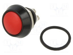 Switch: vandal resistant; Pos: 2; SPST-NO; 5A/24VDC; IP65; OFF-(ON)