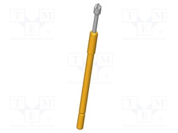 Test needle; Operational spring compression: 4mm; 5A; Ø: 1.75mm
