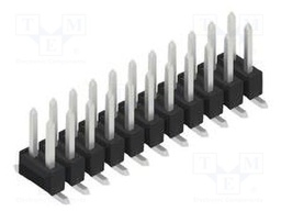 Connector: pin strips; pin header; male; PIN: 22; 2.54mm; SMT; 2x11