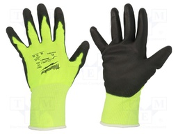 Protective gloves; Size: 8,M; Resistance to: cutting; warning