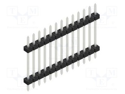 Connector: pin strips; pin header; male; PIN: 13; 2mm; THT; 1x13