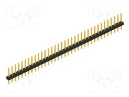 Connector: pin strips; pin header; male; PIN: 35; 2mm; THT; 1x35