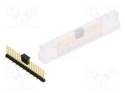 Connector: pin strips; pin header; male; PIN: 22; 2.54mm; SMT; 1x22