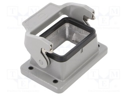 Enclosure: for HDC connectors; Han® B,Rear Fit; size 6B; IP65