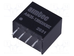 Converter: DC/DC; 3W; Uin: 10.8÷13.2V; 5VDC; Iout: 600mA; SIP4; 2.2g