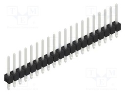 Connector: pin strips; pin header; male; PIN: 20; 2.54mm; THT; 1x20