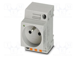 Connector: AC supply; socket; female; 16A; PIN: 3; push-in; 250VAC