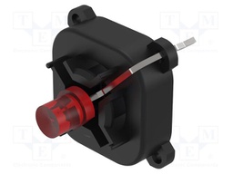 Illuminating unit; 2VDC; red