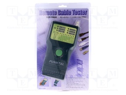 Tester: LAN wiring; Detection: shielded and non-shielded cables