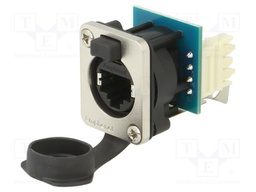 XLRnet D type CAT5e, Vertikal PCB, IP54