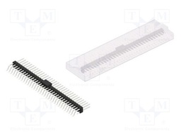 Connector: pin strips; pin header; male; PIN: 66; 2.54mm; SMT; 2x33