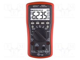 Digital multimeter; LCD (6000),with a backlit; 5x/s; True RMS