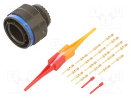 Connector: circular; D38999 series III; plug; male; PIN: 18; 7.5A