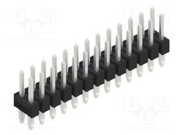 Connector: pin strips; pin header; male; PIN: 26; 2.54mm; THT; 2x13