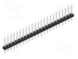 Connector: pin strips; pin header; male; PIN: 23; 2mm; THT; 1x23