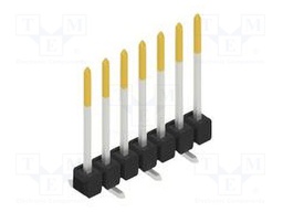 Connector: pin strips; pin header; male; PIN: 7; 2.54mm; SMT; 1x7