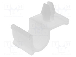 Snap handle; polyamide; natural; Mounting hole: Ø3.18mm