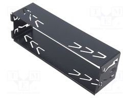 Car radio mounting half frame; 1 DIN; Pioneer; black
