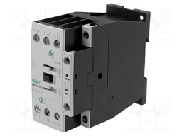 Contactor: 3-pole; Auxiliary contacts: NC; 400VAC; 17A; NO x3; 690V