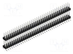 Connector: pin strips; pin header; male; PIN: 72; 2.54mm; SMT; 2x36