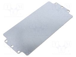 Mounting plate; steel; for enclosures