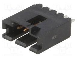Socket; wire-board; male; AMPMODU MTE; 2.54mm; PIN: 4; straight; THT