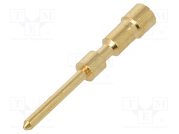 Contact; Size: 1mm; male; 0.08÷0.56mm2; crimped; for cable