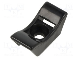 Screw mounted clamp; polypropylene; Ht: 7mm; L: 16mm; Width: 50.3mm