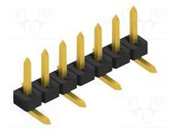 Connector: pin strips; pin header; male; PIN: 7; 2mm; SMT; 1x7; 100V