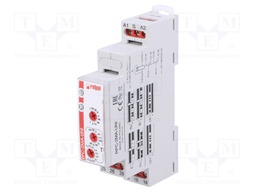 Timer; 1s÷10days; DPDT; 24VDC/8A,250VAC/8A; 12÷240VAC; 12÷240VDC