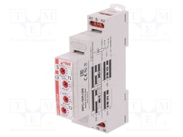 Timer; 1s÷10days; SPDT; 24VDC/16A,250VAC/16A; 12÷240VAC; DIN; IP20