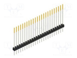 Connector: pin strips; pin header; male; PIN: 24; 2.54mm; THT; 1x24