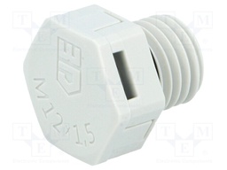 Pressure compensation device; IP68; Thread: M12; Body: grey; 10mm
