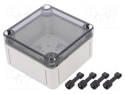 Enclosure: multipurpose; X: 94mm; Y: 94mm; Z: 57mm; TK PS; grey; IP66