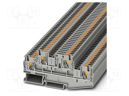 Splice terminal: rail; PA; terminals: 4; W: 6.2mm; H: 102.9mm