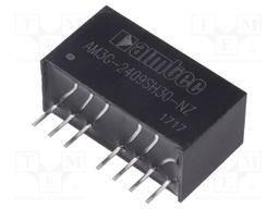 Converter: DC/DC; 3W; Uin: 18÷36V; 9VDC; Iout: 333mA; SIP8; 4.9g