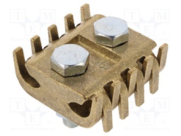 Brass; 95÷150mm2; none; screw terminal; for cable; straight