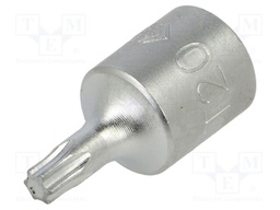 Wrench; socket spanner; TX20; 1/4"; 25mm; Bit: Torx®