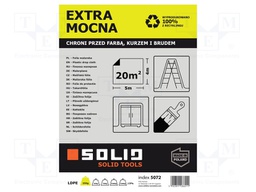 LDPE film; L: 5m; Width: 4m; translucent; EXTRA