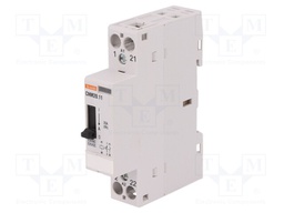 Contactor: 2-pole installation; NC + NO; 220÷230VAC; 220÷230VDC