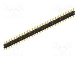 Connector: pin strips; pin header; male; PIN: 43; 2mm; THT; 1x43