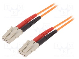 Fiber patch cord; OM2; both sides,LC; 2m; LSZH; orange