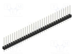Connector: pin strips; pin header; male; PIN: 32; 2.54mm; THT; 1x32