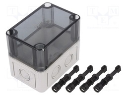 Enclosure: multipurpose; X: 65mm; Y: 94mm; Z: 81mm; TK PC; grey; IP66