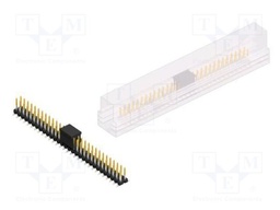 Connector: pin strips; pin header; male; PIN: 60; 2.54mm; SMT; 2x30