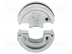 Crimping jaws; ring cable; 16mm2; Die shape: oval